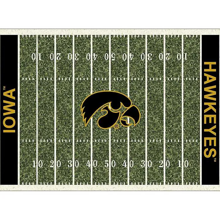 Kirklands Home University of Iowa Homefield Area Rug, 6x8 Hot