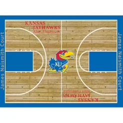 Kirklands Home University of Kansas Courtside Area Rug, 4x6 Hot