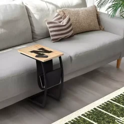 Kirklands Home University of Nebraska Wood C-Table Tan Sale
