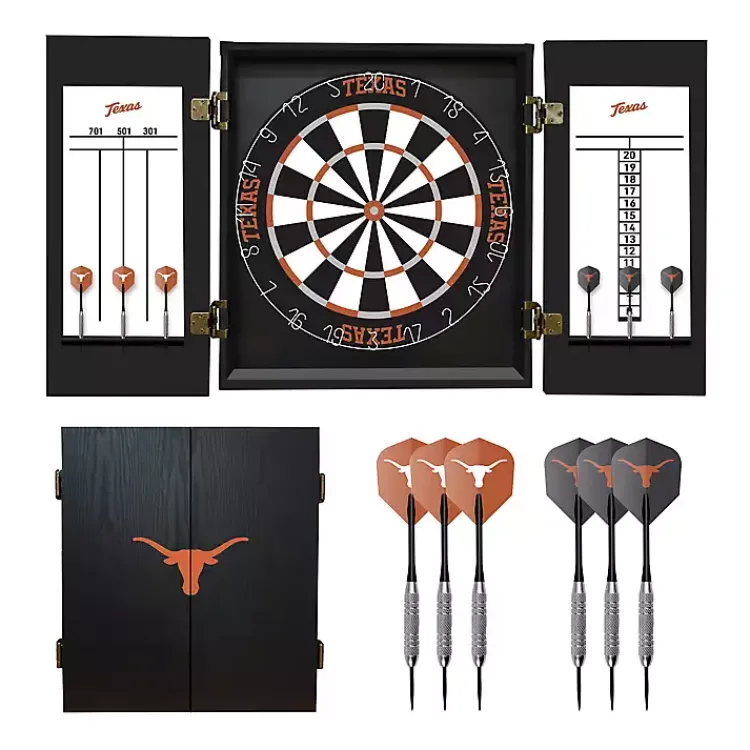 Kirklands Home University of Texas Dartboard Set Online