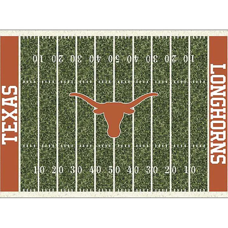 Kirklands Home University of Texas Home Field Area Rug, 6x8 Green