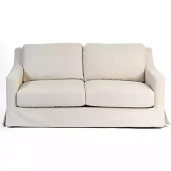 Kirklands Home Upholstered Weekend Sofa Ivory Best