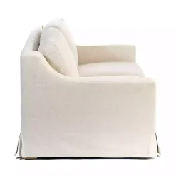 Kirklands Home Upholstered Weekend Sofa Ivory Best