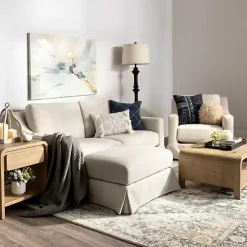 Kirklands Home Upholstered Weekend Sofa Ivory Best