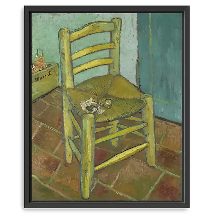 Kirklands Home Van Gogh's Chair Framed Canvas Art Print Sale