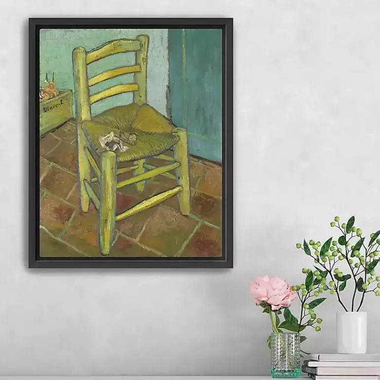 Kirklands Home Van Gogh's Chair Framed Canvas Art Print Sale
