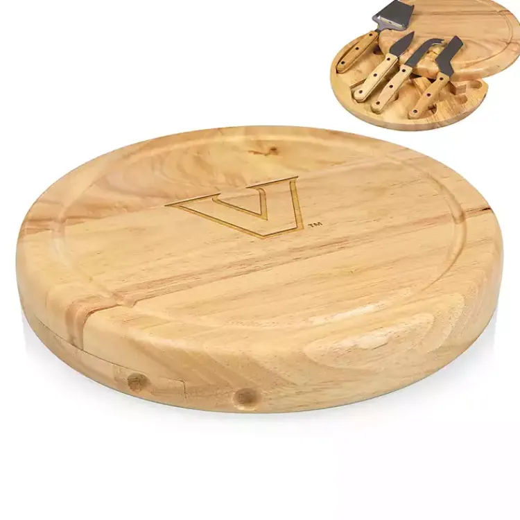 Kirklands Home Vanderbilt University Cheese Board and Tool Set Tan Outlet