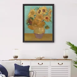 Kirklands Home Vase with Twelve Sunflowers Canvas Art Print Clearance