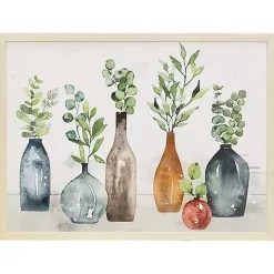 Kirklands Home Vases with Greenery Framed Art Print Clearance