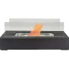 Kirklands Home Ventless Tabletop Fireplace on Black Base New