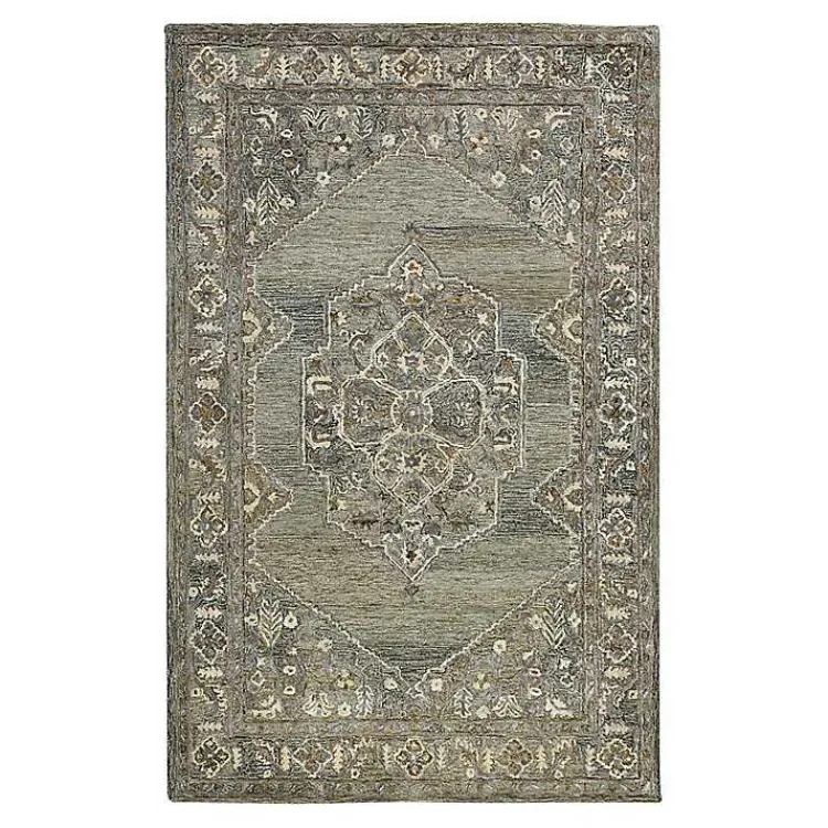Kirklands Home Vestige Camel Hand-Tufted Area Rug, 5x7 Gray Outlet