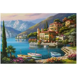 Kirklands Home Villa Bella Vista Canvas Art Print, 36x24 in. Multi Online