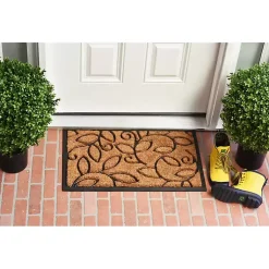 Kirklands Home Vine Leaves Swirl Doormat, 36x24 in. Sale