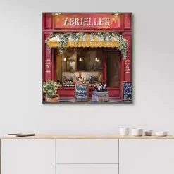 Kirklands Home Vins De Paris Framed Canvas Art Print Red Best