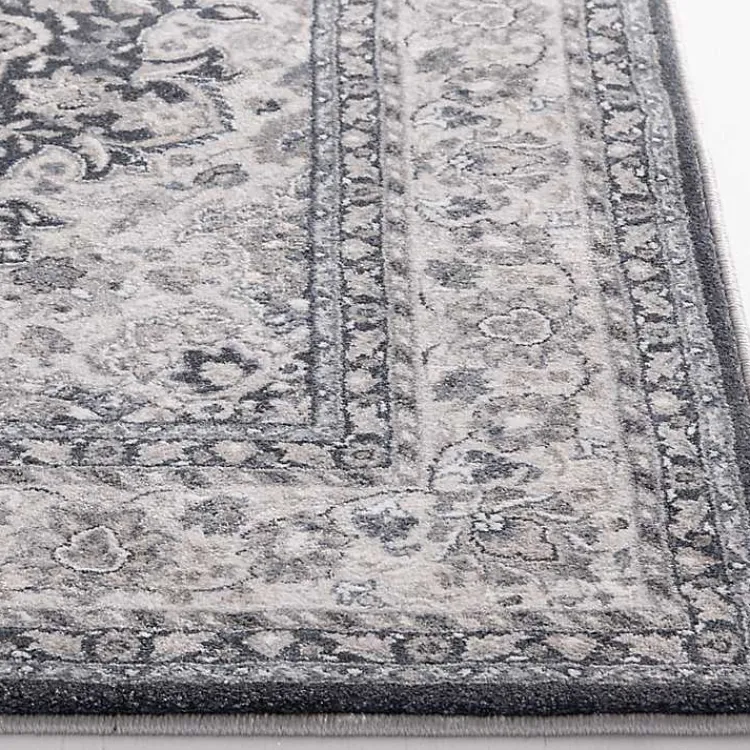 Kirklands Home Vintage Medallion Area Rug, 5x7 Blue Clearance
