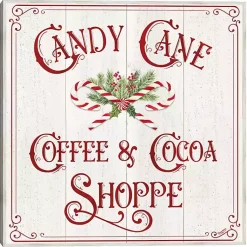Christmas Art & Wall Decor>Kirklands Home Vintage Candy Cane Christmas Canvas Wall Plaque