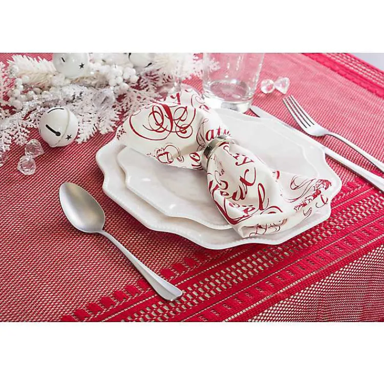 Christmas Dining & Entertaining>Kirklands Home Vintage Christmas Print Napkins, Set of 6