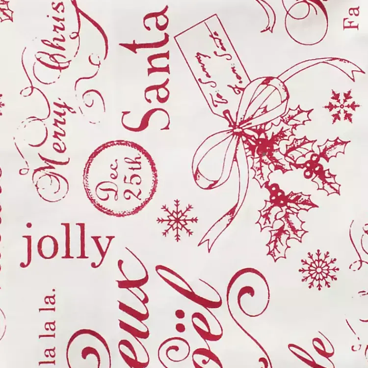 Christmas Dining & Entertaining>Kirklands Home Vintage Christmas Print Napkins, Set of 6