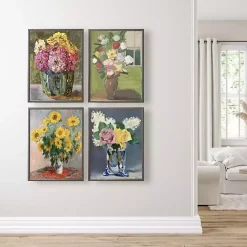 Kirklands Home Vintage Floral I Beaded Framed Art Print Sale