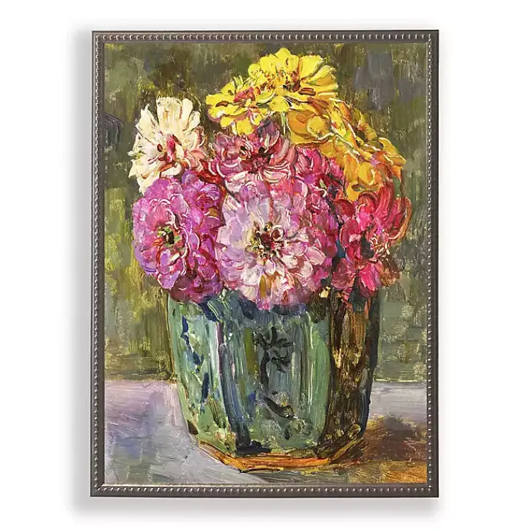 Kirklands Home Vintage Floral IV Beaded Framed Art Print Hot