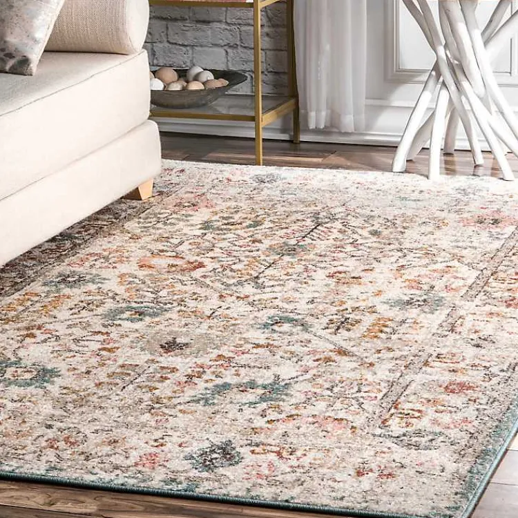 Kirklands Home Vintage Floral Lenore Area Rug, 7x10 Multi Discount