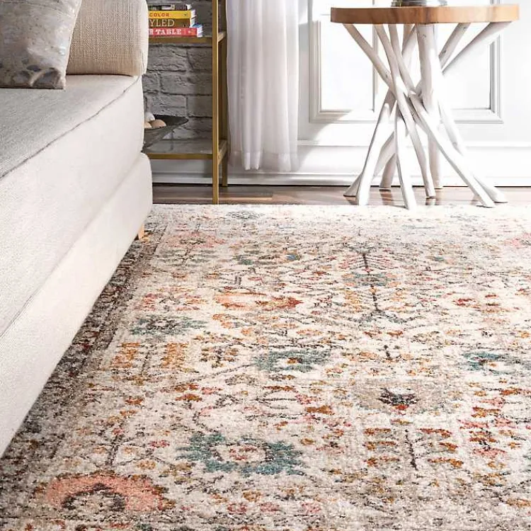 Kirklands Home Vintage Floral Lenore Area Rug, 7x10 Multi Discount