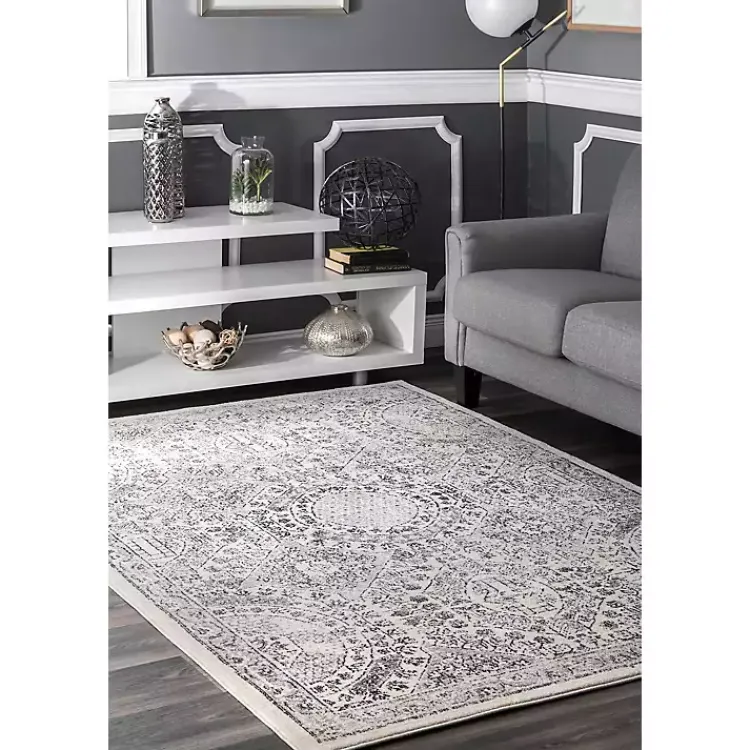 Kirklands Home Vintage Floral Minta Area Rug, 8x10 Hot
