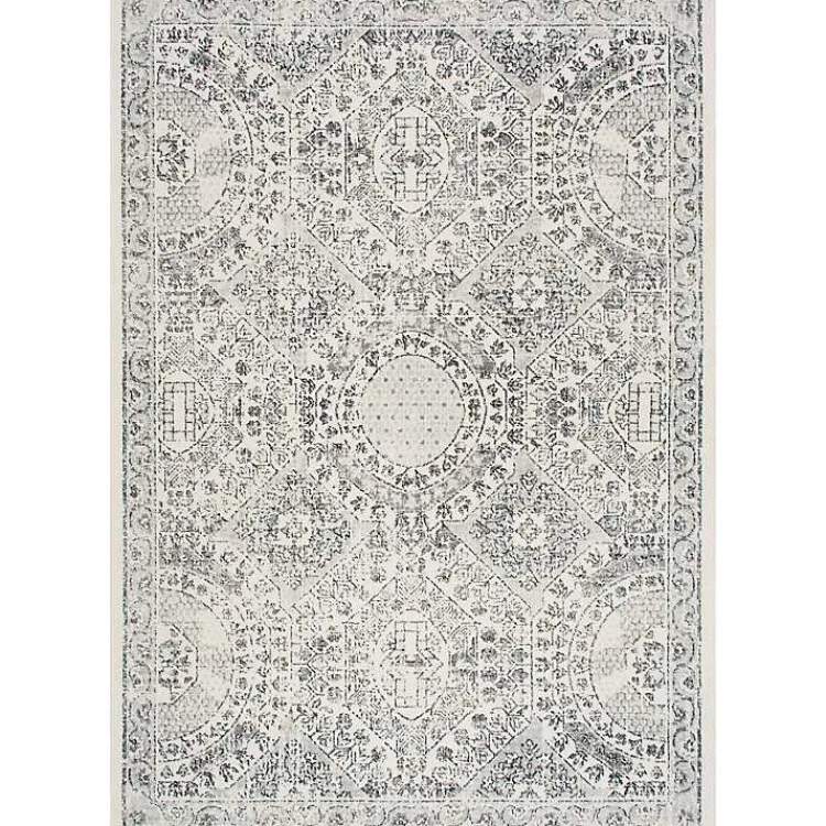 Kirklands Home Vintage Floral Minta Area Rug, 8x10 Hot