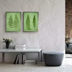 Kirklands Home Vintage Ferns I Framed Art Prints, Set of 2 Green Online