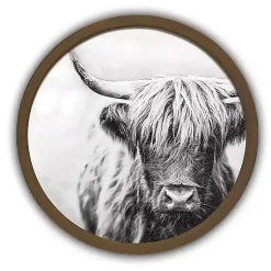 Kirklands Home Vintage Highland Brown Framed Art Print Hot