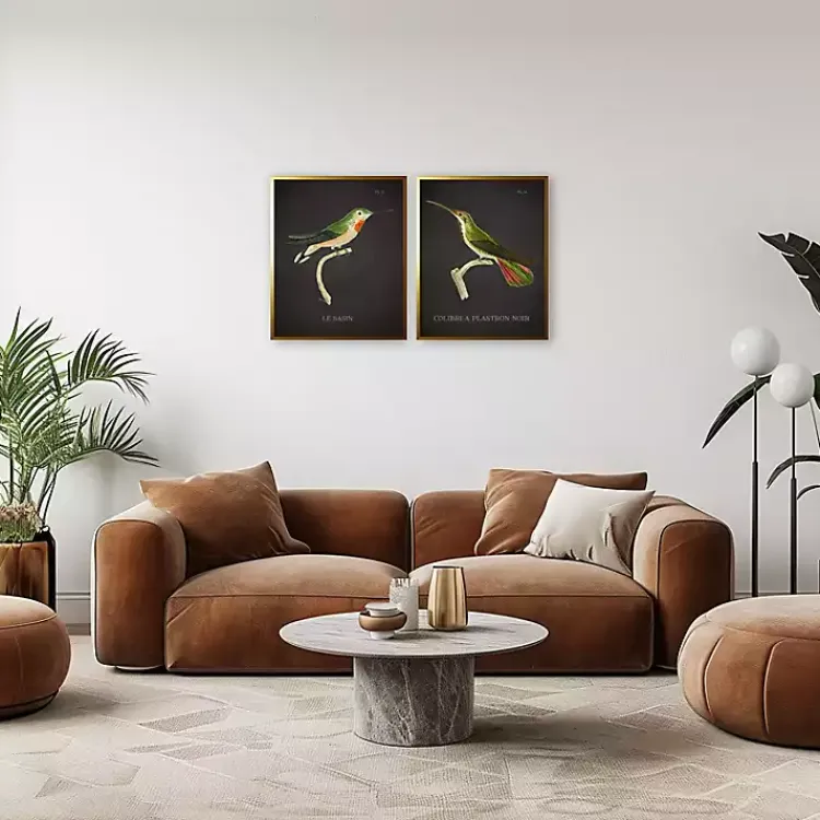 Kirklands Home Vintage Hummingbird IV 2-pc. Framed Art Print Set Clearance