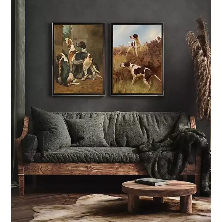 Kirklands Home Vintage Hunting Dogs Framed Art Print
