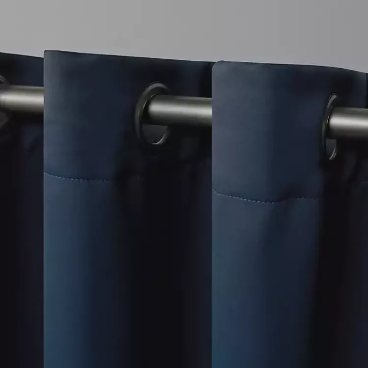 Kirklands Home Vintage Indigo Woven Curtain Panel Set, 84 in. Blue Online