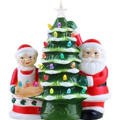 Christmas Decorations>Kirklands Home Vintage Mr. and Mrs. Claus Pre-Lit Decoration