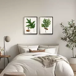 Kirklands Home Vintage Oak Leaves Framed Art Prints, Set of 2 Online