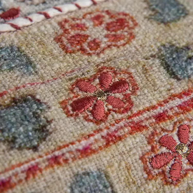 Pillows>Kirklands Home Vintage Prints Cotton Lumbar Pillow Multi