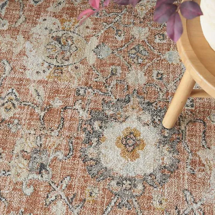Kirklands Home Vintage Rust Oushak Area Rug, 5x7 New