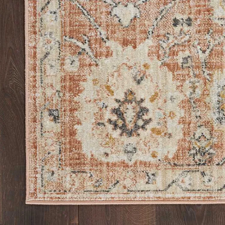 Kirklands Home Vintage Rust Oushak Area Rug, 5x7 New