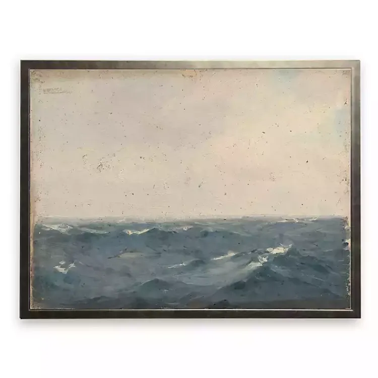 Kirklands Home Vintage Waves Framed Art Print Hot