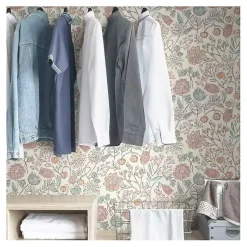 Kirklands Home Vintage Woodland Floral Peel & Stick Wallpaper