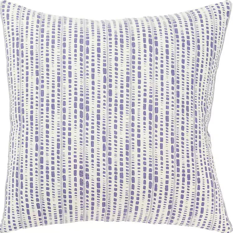 Pillows>Kirklands Home Violet Dash Print Throw Pillow