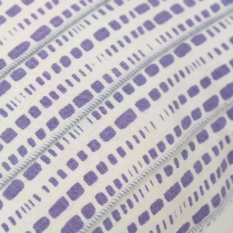 Pillows>Kirklands Home Violet Dash Print Throw Pillow