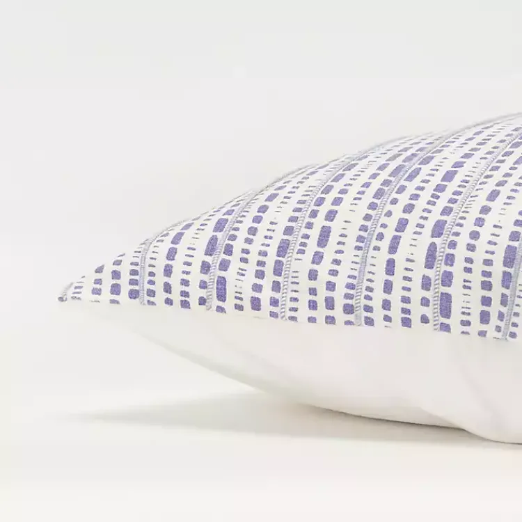 Pillows>Kirklands Home Violet Dash Print Throw Pillow