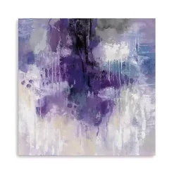 Kirklands Home Violet Rain Canvas Art Print Blue Online