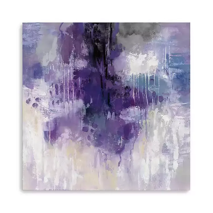 Kirklands Home Violet Rain Canvas Art Print Blue Online