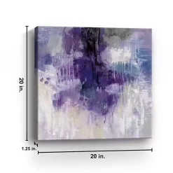 Kirklands Home Violet Rain Canvas Art Print Blue Online