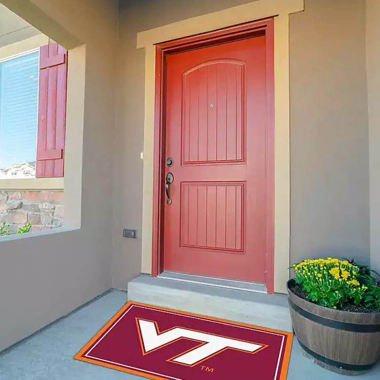 Kirklands Home Virginia Tech Area Rug, 3x4 Red Online