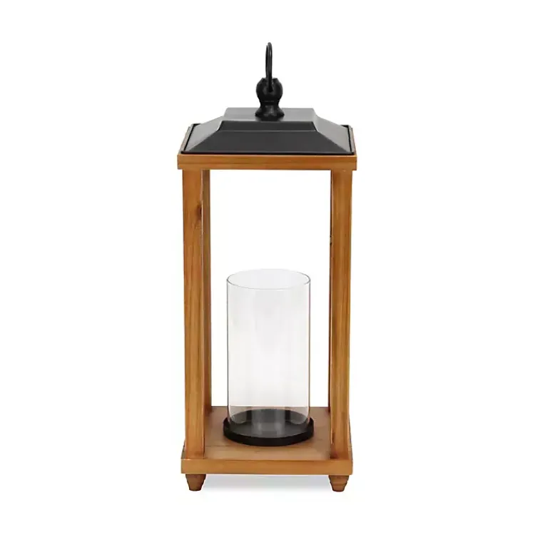 Lanterns>Kirklands Home Vivora Wooden Open Lantern, 20.5 in.