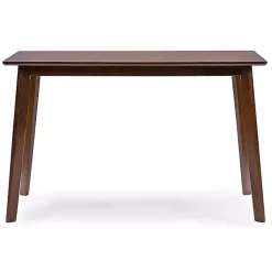 Kirklands Home Walnut and Black Mid-Century 5-pc. Dining Set