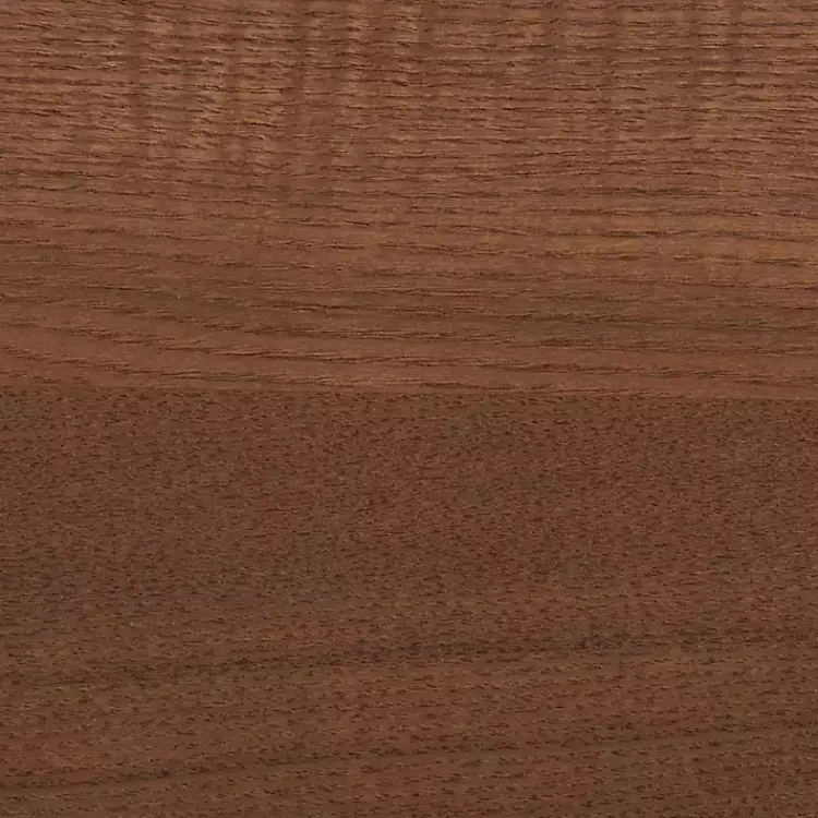 Kirklands Home Walnut Rattan Amelia Queen Bed Brown